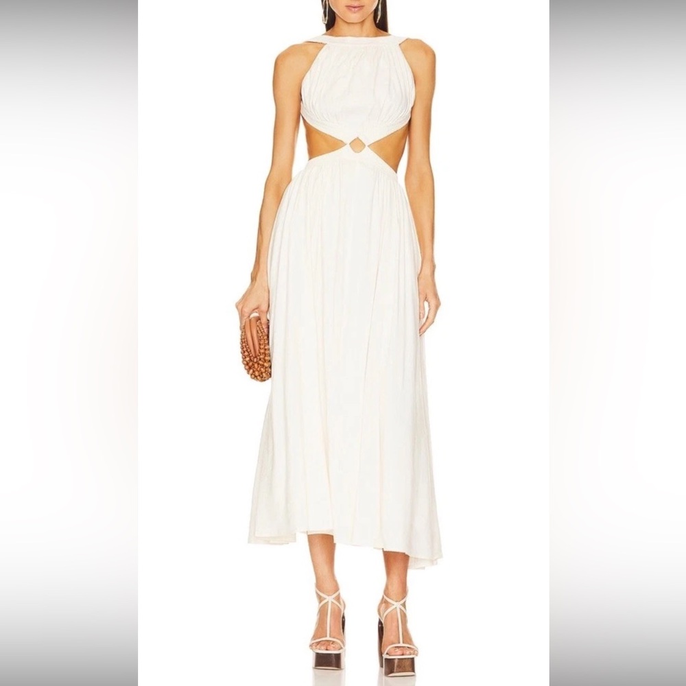 Cult Gaia White Cutout Dress